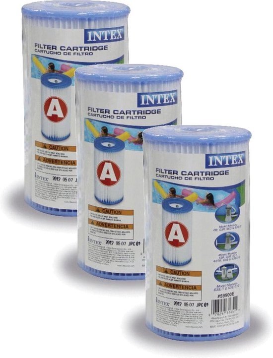 Intex filtercartridge type A — 3 stuks