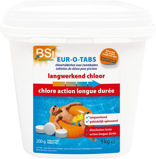 BSI Eur-O-Tabs chloortabletten — 5 kg